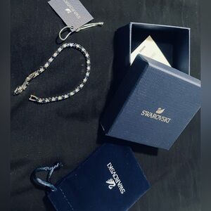 Swarovski bracelet blue and silver